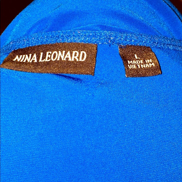 Gorgeous  Blue Nina Leonard Waterfall Jacket - Picture 5 of 8